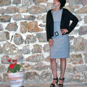 Boutique Mohair Tricot Machine Cardigan Noir