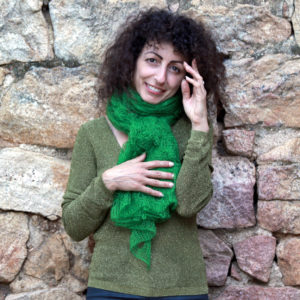 Boutique Mohair Tricot Machine Écharpe Papillon Avocat