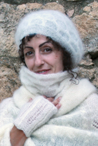 Beret Nid abeille Mohair Soie