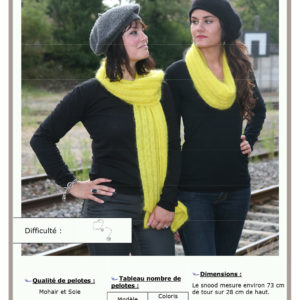 Fiche Kit Tricot Snood Écharpe Difficulté