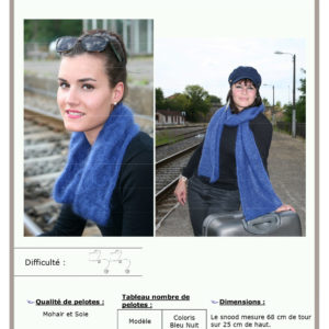 Fiche Kit Tricot Snood Écharpe Difficulté