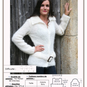 Fiche Kit Tricot Veste Tamarix