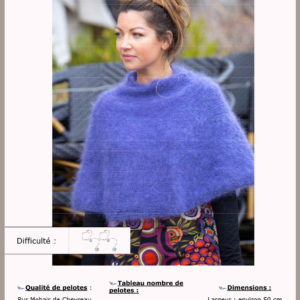 Fiche Kit Tricot Poncho Mini